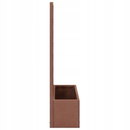 Flowerpot with trellis, 40x30x135 cm, wpc