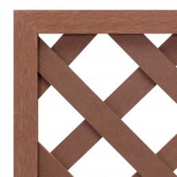 Flowerpot with trellis, 40x30x135 cm, wpc