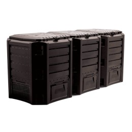 Modulinis komposteris 3x400 ml compogreen black 1200l prosperplast