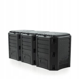 Modulinis komposteris 3x400 ml compogreen black 1200l prosperplast