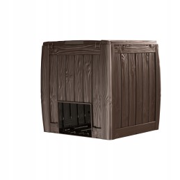 Atsparus šalčiui, vienos kameros sodo komposteris su 340 litrų pagrindu