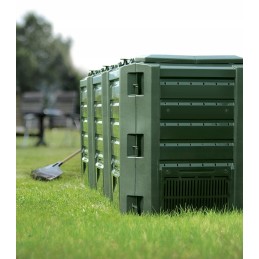 Sodo komposteris, trijų kamerų, ventiliacija, 1200 l