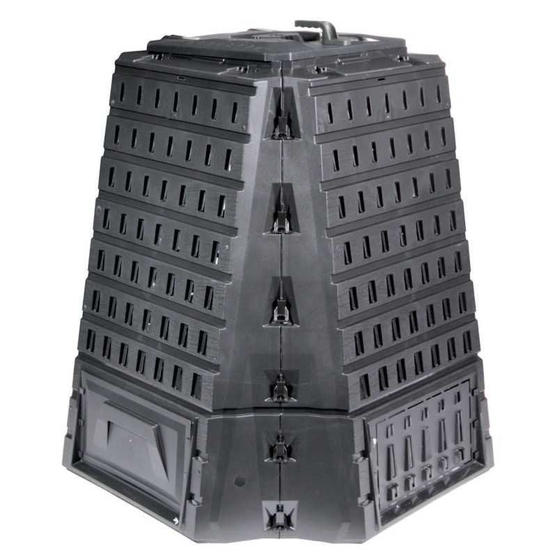 Komposteris 900 l juodas biocompo ikbi900c