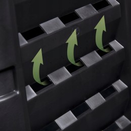 Multikomposteris 1000l juodas