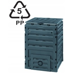 Ištisus metus veikiantis sodo komposteris 450 l eco-master