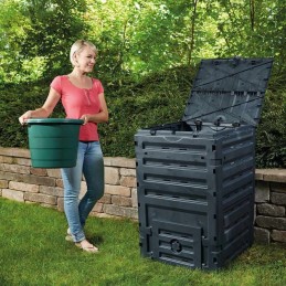 Ištisus metus veikiantis sodo komposteris 450 l eco-master