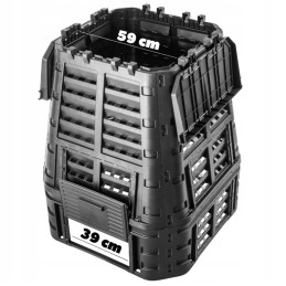 Modulinis komposteris, ištisus metus, atsparus šalčiui, 740l, sodas, namas, didelis