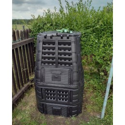 Sodo komposteris žolės atliekoms, 1000 l, didelės talpos