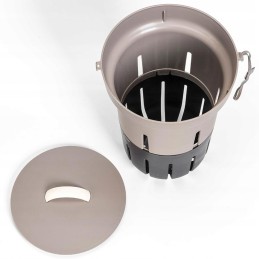 Sliekinis komposteris, 12 litrų, sodui, požeminis sliekinis komposteris laidojimui, dizaineris pagamintas iš perdirbto plastiko,