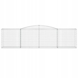 Arched Gabion Basket, 400x50x100/120cm, Galvanized Iron