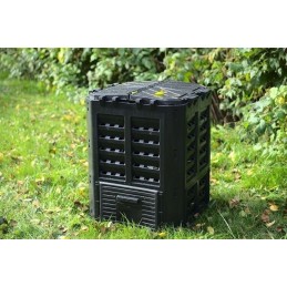 Plastikinis sodo komposteris, juodas, 360 l