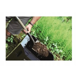 Modulinis dviejų kamerų komposteris, juodas, 800 l komposteris