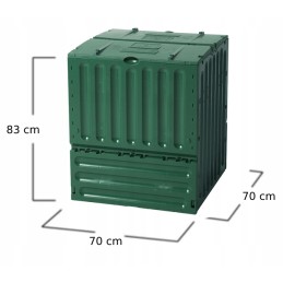 Modulinis sodo komposteris 400l, ištisus metus eko