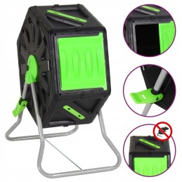 Rotorinis komposteris 60x43x74cm 70l polipropilenas