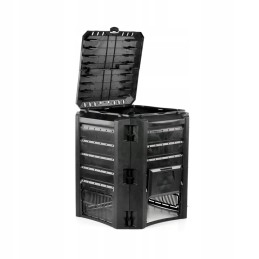 400l juodas komposteris, patobulintas modelis