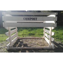 Stilingas medinis komposteris, 1000 litrų, ilgaamžis
