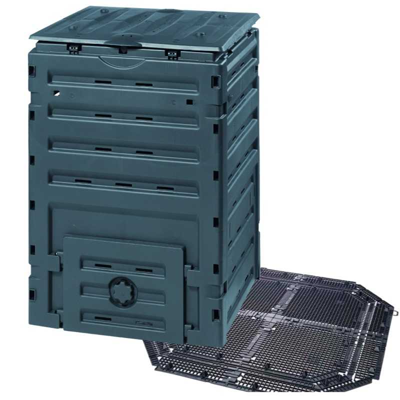 450l modulinis sodo komposteris su ekologišku pagrindu