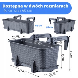 Balkono vazonas pasirūpins Jūsų gėlėmis