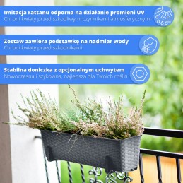 Balkono vazonas pasirūpins Jūsų gėlėmis