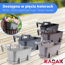 Balkona puķu pods parūpēsies par jūsu ziediem