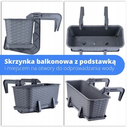 Balkona puķu pods parūpēsies par jūsu ziediem