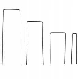 Metaliniai smeigtukai įvairių tipų agrotekstilei, agrotekstilei ir geotekstilei tvirtinti prie žemės, taip pat smeigtukai kurmių