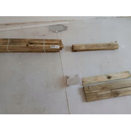 Komposteris iš lentjuosčių, 80x50x100 cm, impregnuota pušis