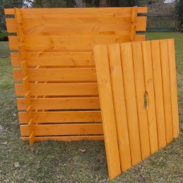 700l medinis komposteris su pušiniu dangteliu