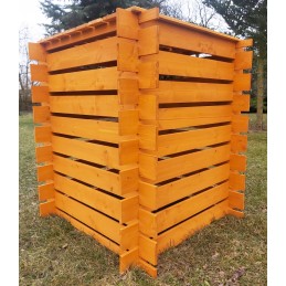 700l medinis komposteris su pušiniu dangteliu