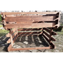 Medinis sodo komposteris, atviras, 940 impregnavimas