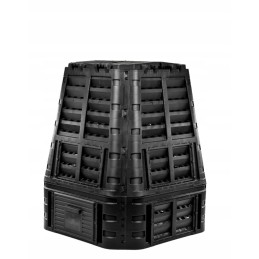 Juodas komposteris, 1 kameros, 740 l, didelis, ilgaamžis