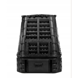 Juodas komposteris, 1 kameros, 740 l, didelis, ilgaamžis