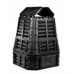 Juodas komposteris, 1 kameros, 740 l, didelis, ilgaamžis