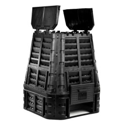 Juodas komposteris, 1 kameros, 740 l, didelis, ilgaamžis