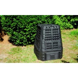 Juodas komposteris, 1 kameros, 740 l, didelis, ilgaamžis