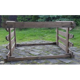 Atidaromas medinis komposteris, 750 l, impregnuotas