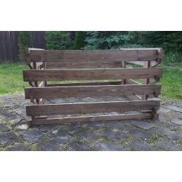 Atidaromas medinis komposteris, 750 l, impregnuotas