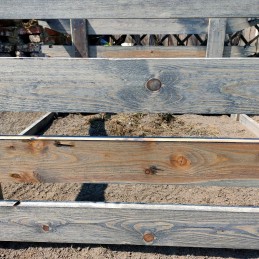 Atidaromas medinis komposteris, 750 l, impregnuotas