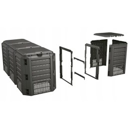 modulinis trijų skyrių komposteris