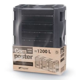 modulinis trijų skyrių komposteris