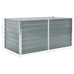 Aia lillepott 160 x 80 x 77 cm, tsingitud teras