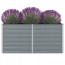 Aia lillepott 160 x 80 x 77 cm, tsingitud teras