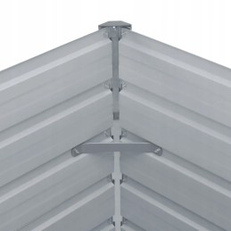 Aia lillepott 160 x 80 x 77 cm, tsingitud teras