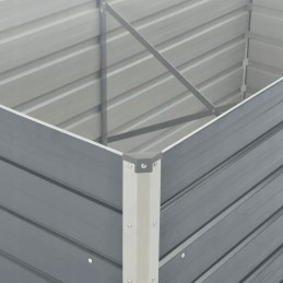 Aia lillepott 160 x 80 x 77 cm, tsingitud teras