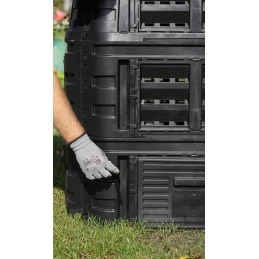 1000l komposteris + 1kg komposteris, kastuvas, pirštinės