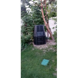 1000l komposteris + 1kg komposteris, kastuvas, pirštinės