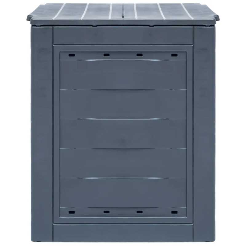 Vidaxl sodo komposteris pilkas 60x60x73 cm 260 l