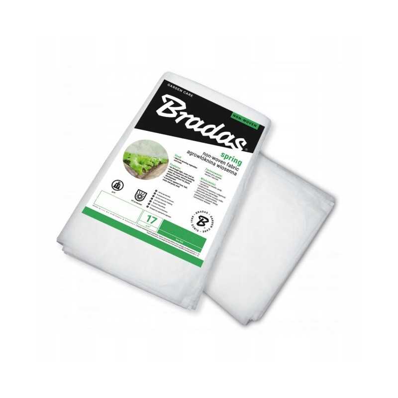 Spyruoklinė agrotekstilė balta 17 g 3,2 x 10 m bradas aww1732010