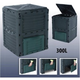 Sodo komposterio krepšelis, didelis kokybiškas, 4smile, 300l