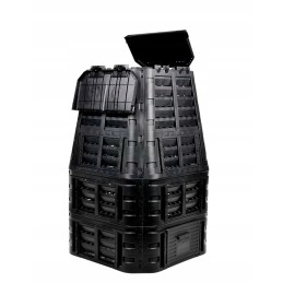 Juodas komposteris, 1 kameros, 1000 l, didelis